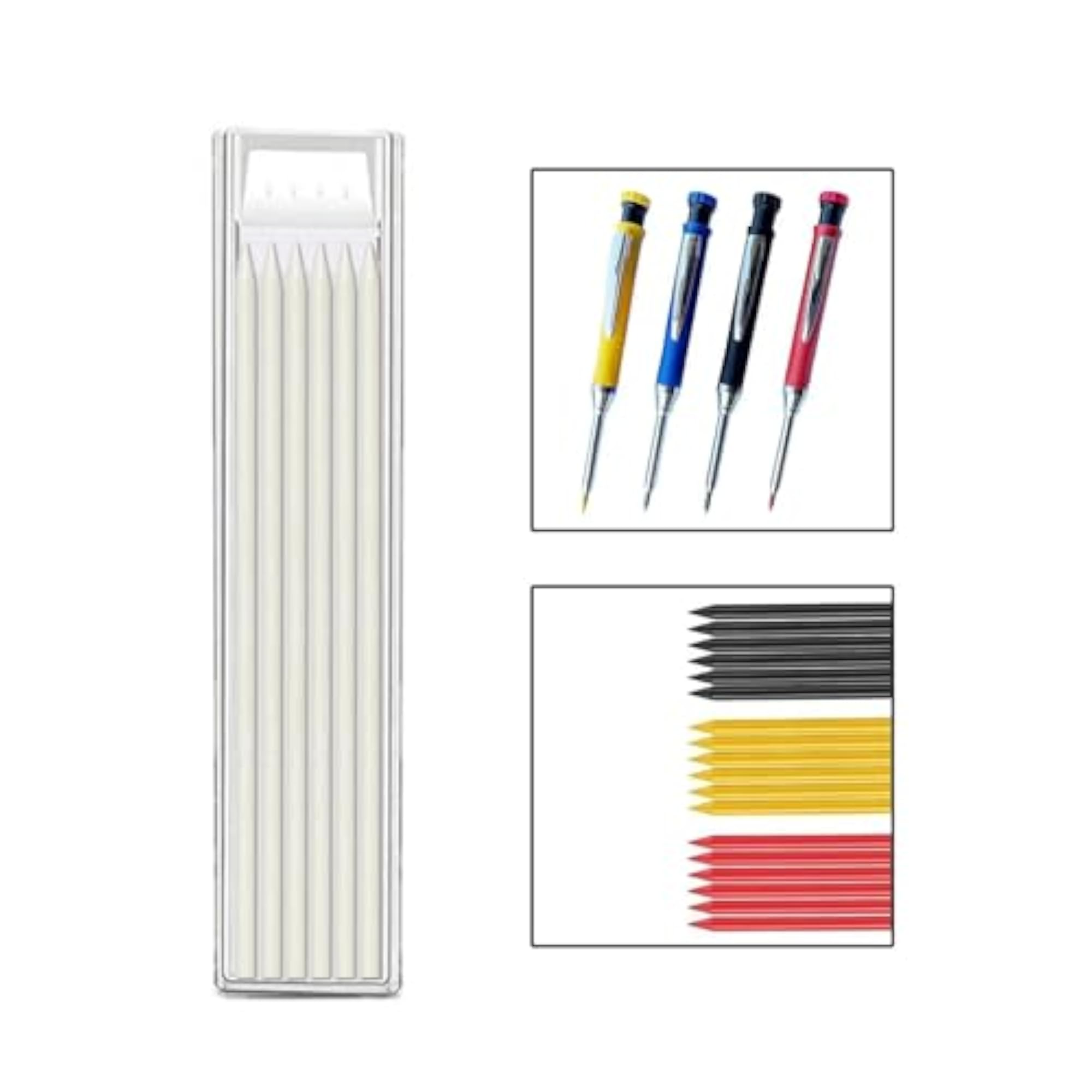 6X Carpenter Pencil Refills for DIY Projects